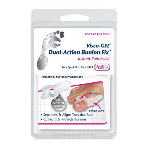 Pedifix-Visco Gel Dual Action Bunion Fix, Two Way Comfort - 1 Ea